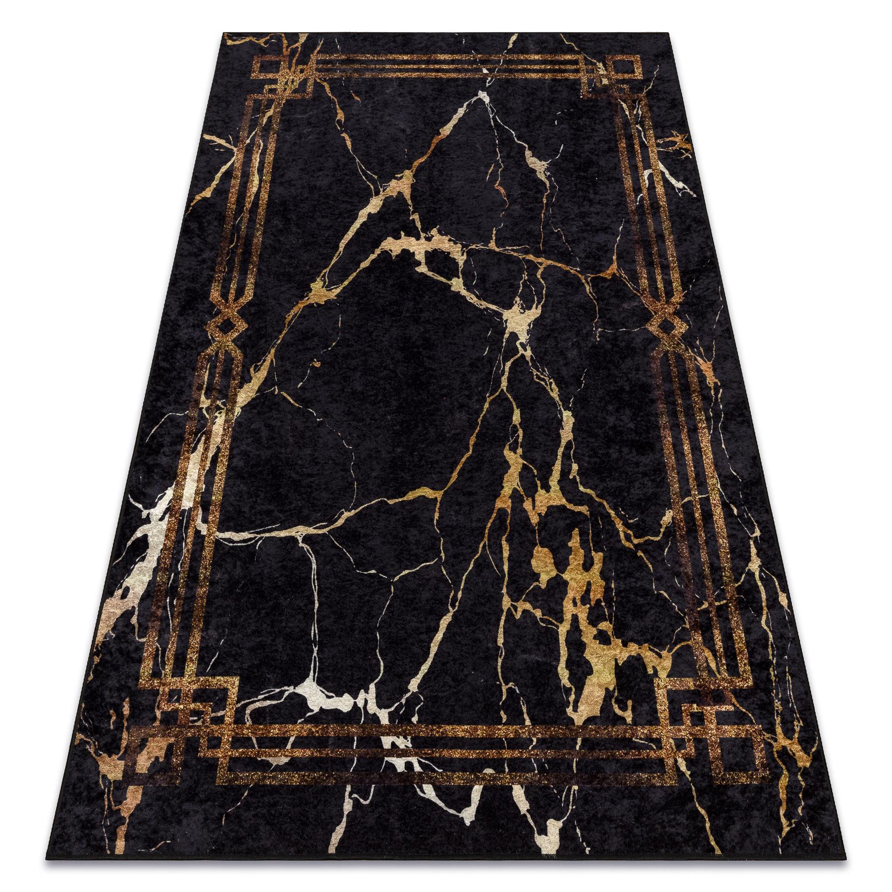 TEPPICH Miro 80/150 cm - Schwarz, Textil (80/150cm) - rugsX