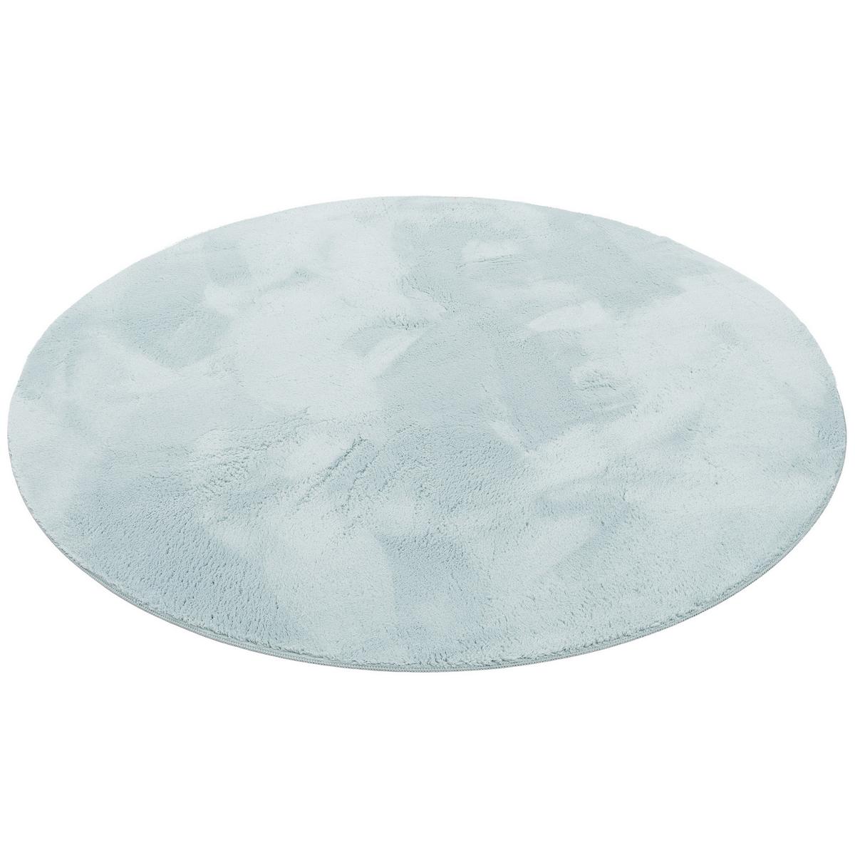 KINDER SUPER SOFT FELLTEPPICH PEARL KIDS RUND - Blau, Textil (200/200cm) - Pergamon