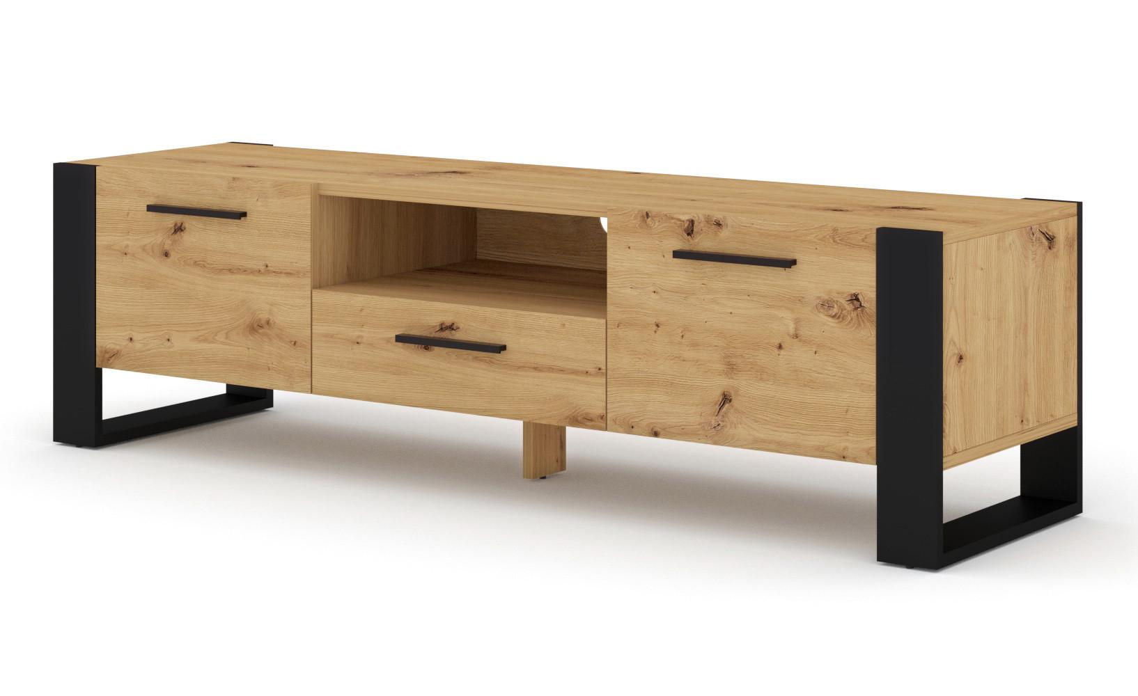 TV LOWBOARD Artisann 160/48/43 - Eiche Artisan, Holzwerkstoff (160/48/43cm) - RAUMHIRSCH FURNITURE