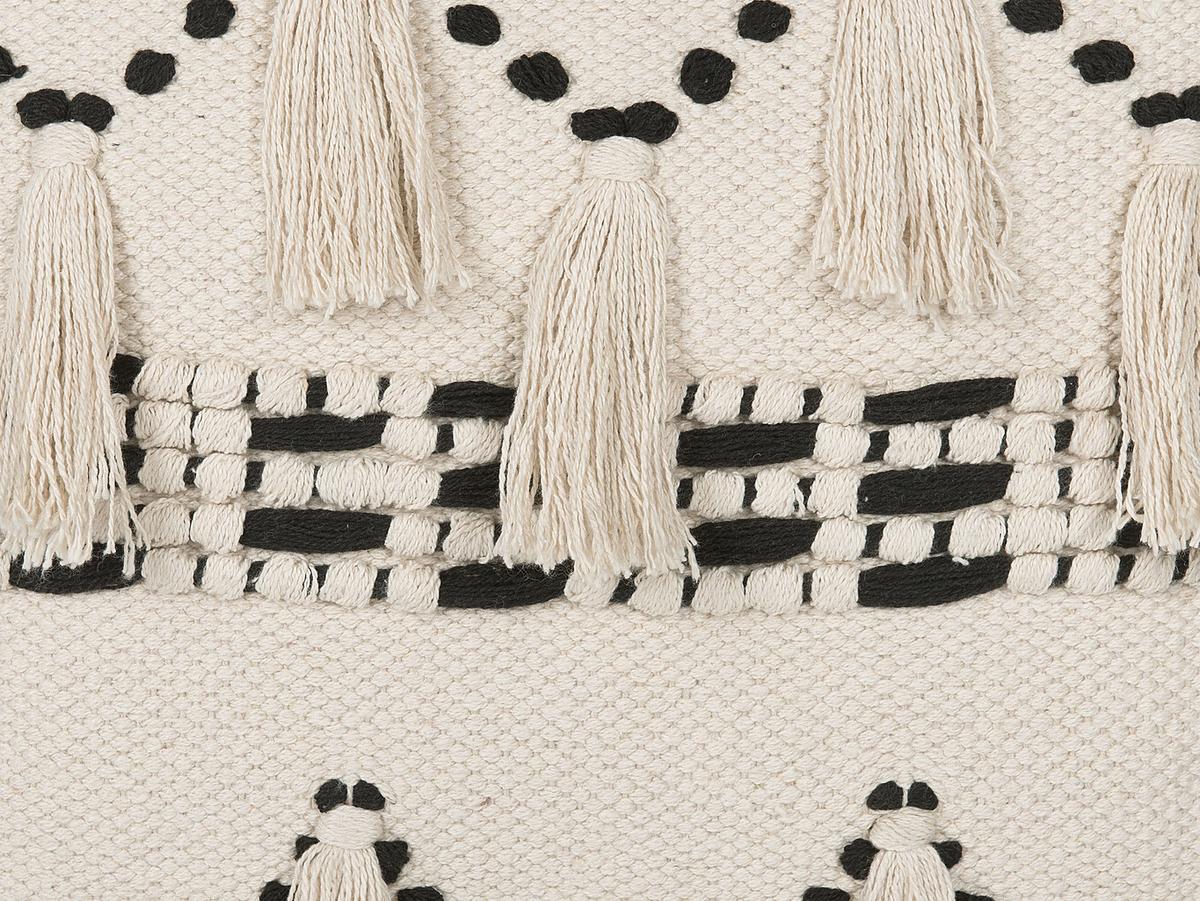 DEKOKISSEN 2er-Set Hellbeige 45/45 cm Thondi - Beige, Naturmaterialien/Textil (45/45cm) - Beliani