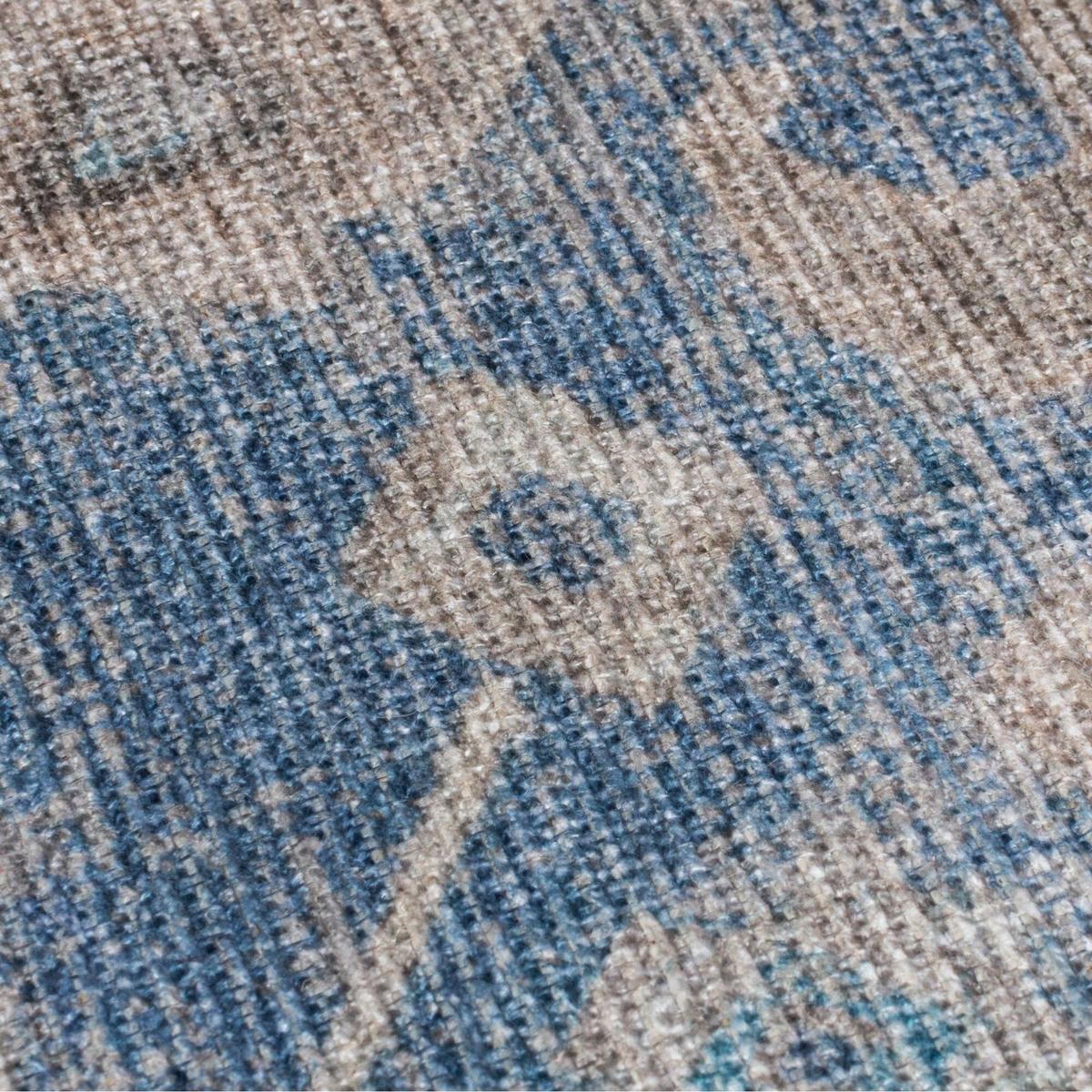 TEPPICH Waschbar HURST, orientalisch, Blau, 152 x 230 cm - Blau, Textil (230/152cm) - KADIMA DESIGN