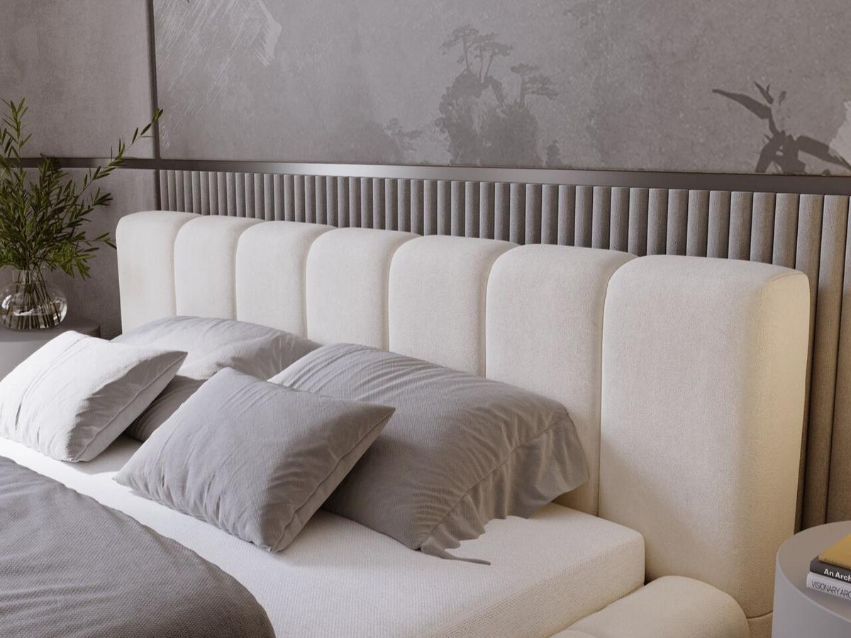 POLSTERBETT Orio 160x200 Beige - Beige, Textil (160/200cm) - Graingold