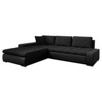 ECKSOFA Orkan - Schwarz, Holz/Textil (302/213cm) - MIRJAN24