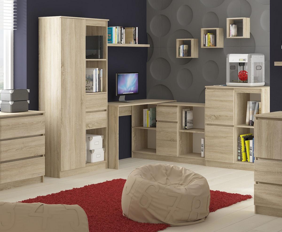 SCHREIBTISCH Eiche Sonoma 79/120/50 - Sonoma Eiche, Holzwerkstoff (50/120/79cm) - RAUMHIRSCH FURNITURE