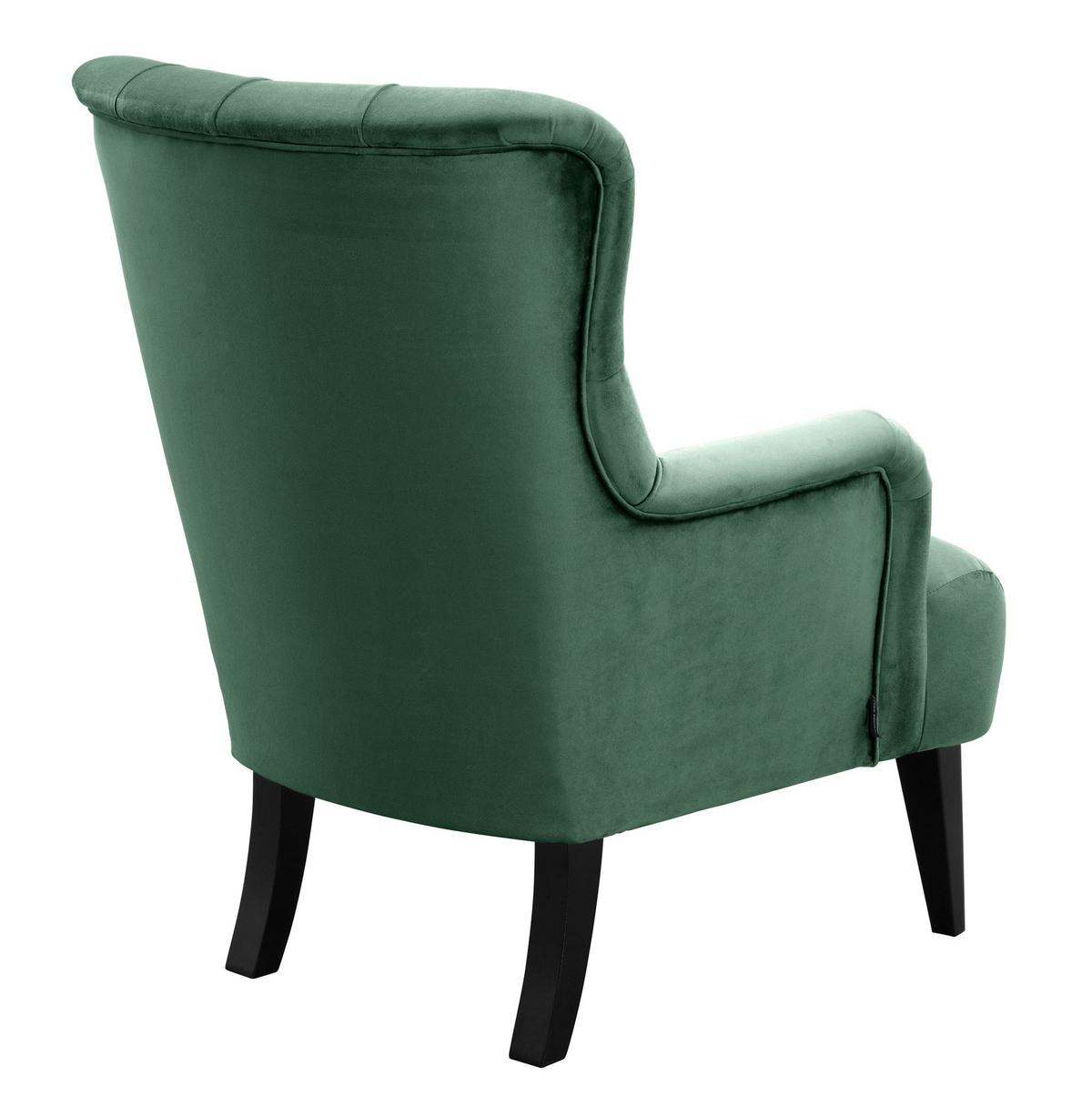 SESSEL Kayley Samtvelours grün - Grün, Kunststoff (71/97/82cm) - 58aufmkessel