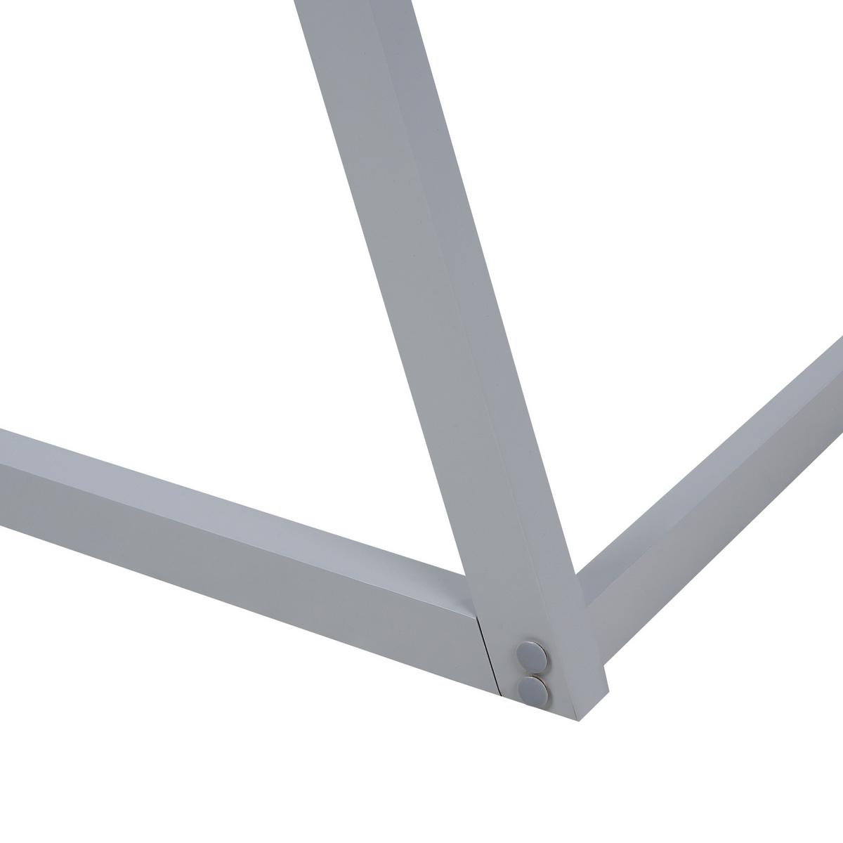 KINDERBETT Grau 90-200 cm Saurat - Grau, Holz (90/200cm) - Beliani