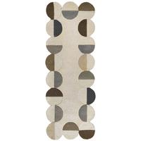 TEPPICH aus Wolle HALLEIN in Natur, geometrisch, 80 x 230 cm - Beige, Textil (230/80cm) - KADIMA DESIGN
