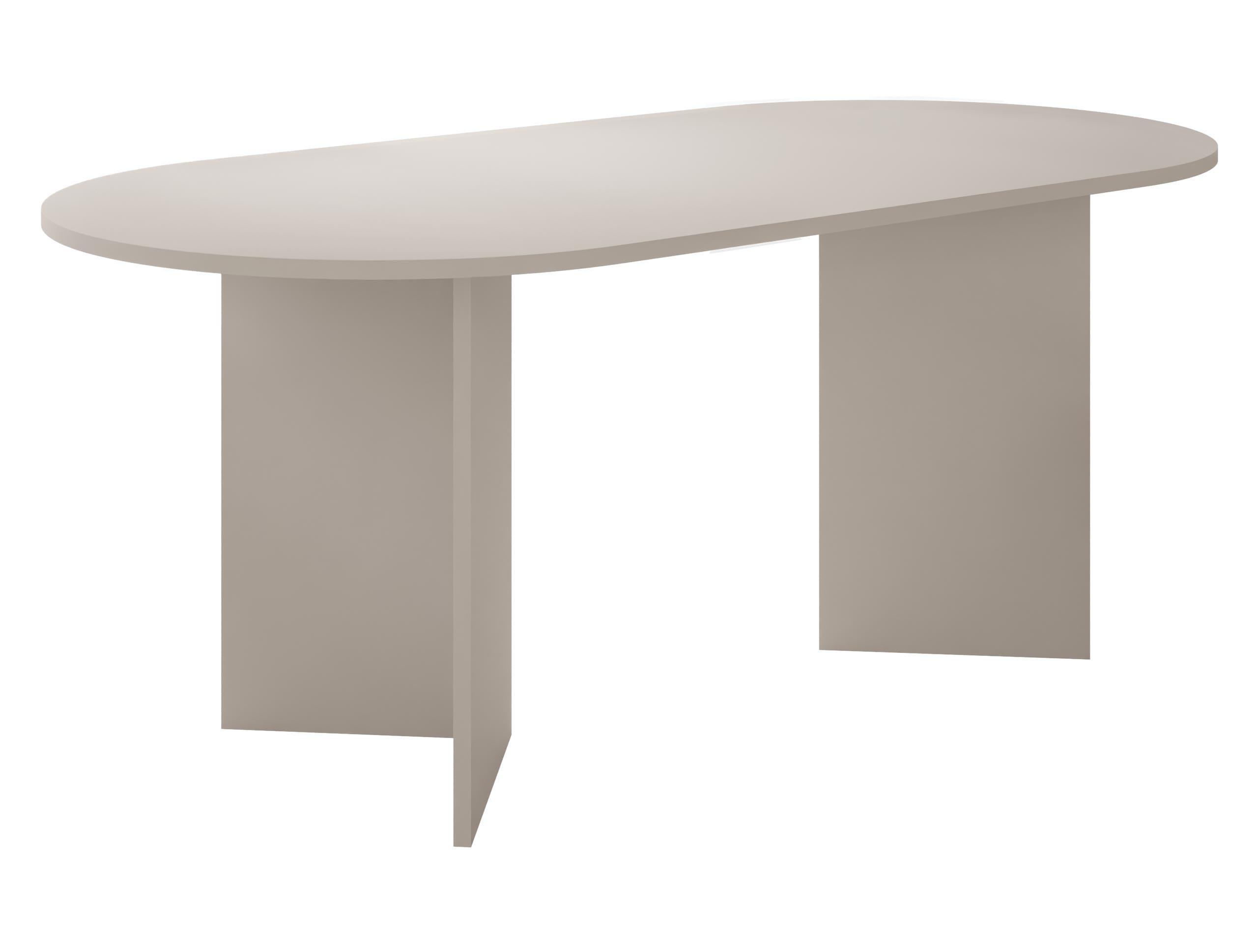 ESSTISCH Gelizo 22 mm - Sandfarben, Holzwerkstoff (90/185/75cm) - MIRJAN24