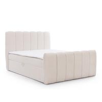 BOXBETT Denis - Creme, Holzwerkstoff/Textil (120/200cm) - Fun Möbel