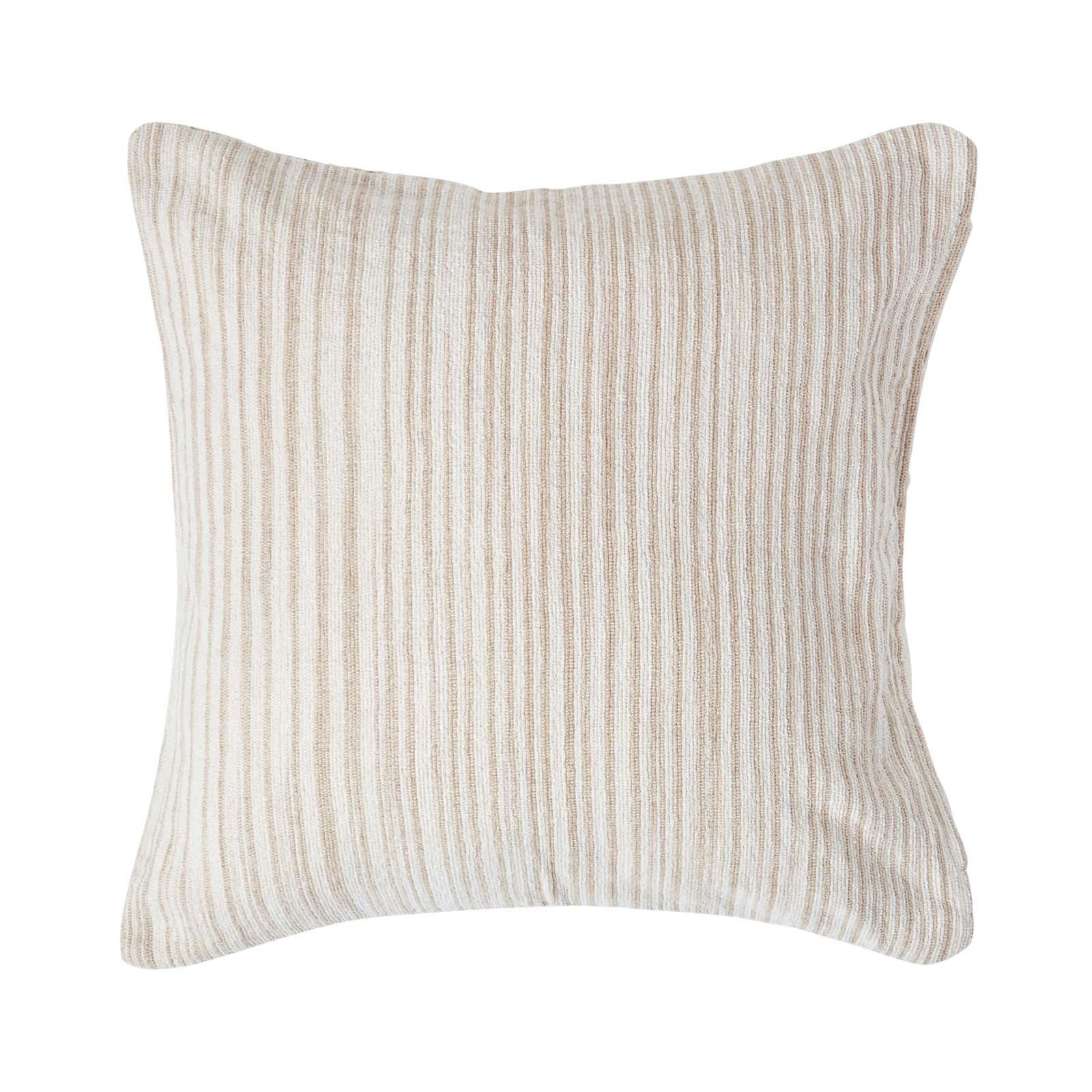 KISSENHÜLLE Chenille Tie Dye beige 60/60 cm - Beige, Textil (60/60cm) - Homescapes