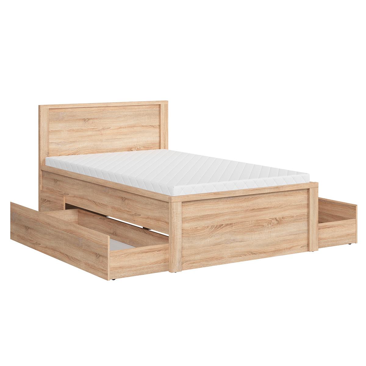 BETT 120/200 Soren Holz - Braun, Holzwerkstoff (120/200cm) - Petits-meubles