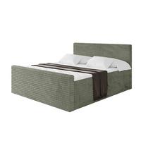 BOXBETT mit Matratze H3 und Lattenrost - TOLO-Z-v1 - 160x200 Cord - Olive - Olivgrün, Holzwerkstoff (160/200cm)