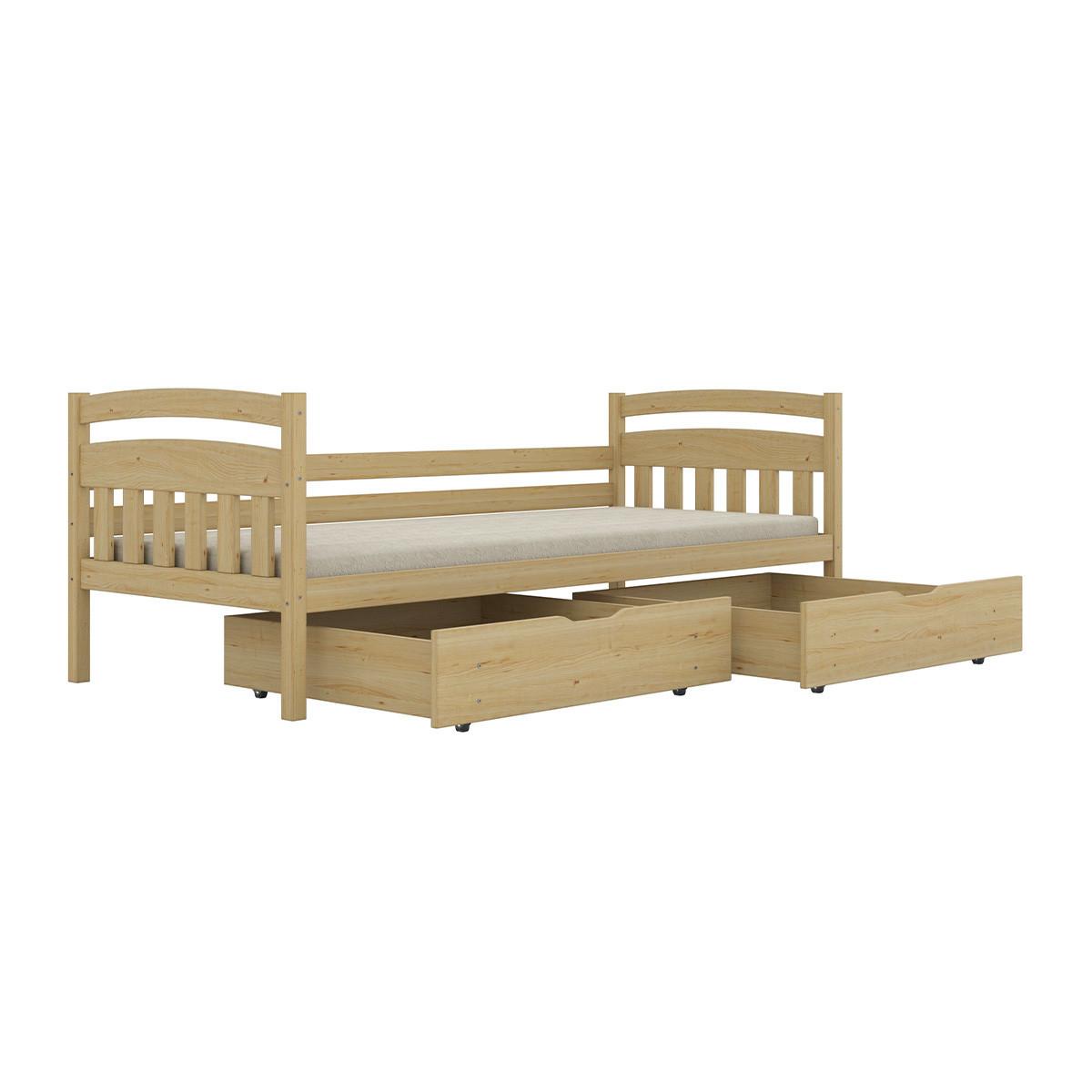 BETT 90/200 Tosia Holz - Braun, Holz (90/200cm) - Petits-meubles
