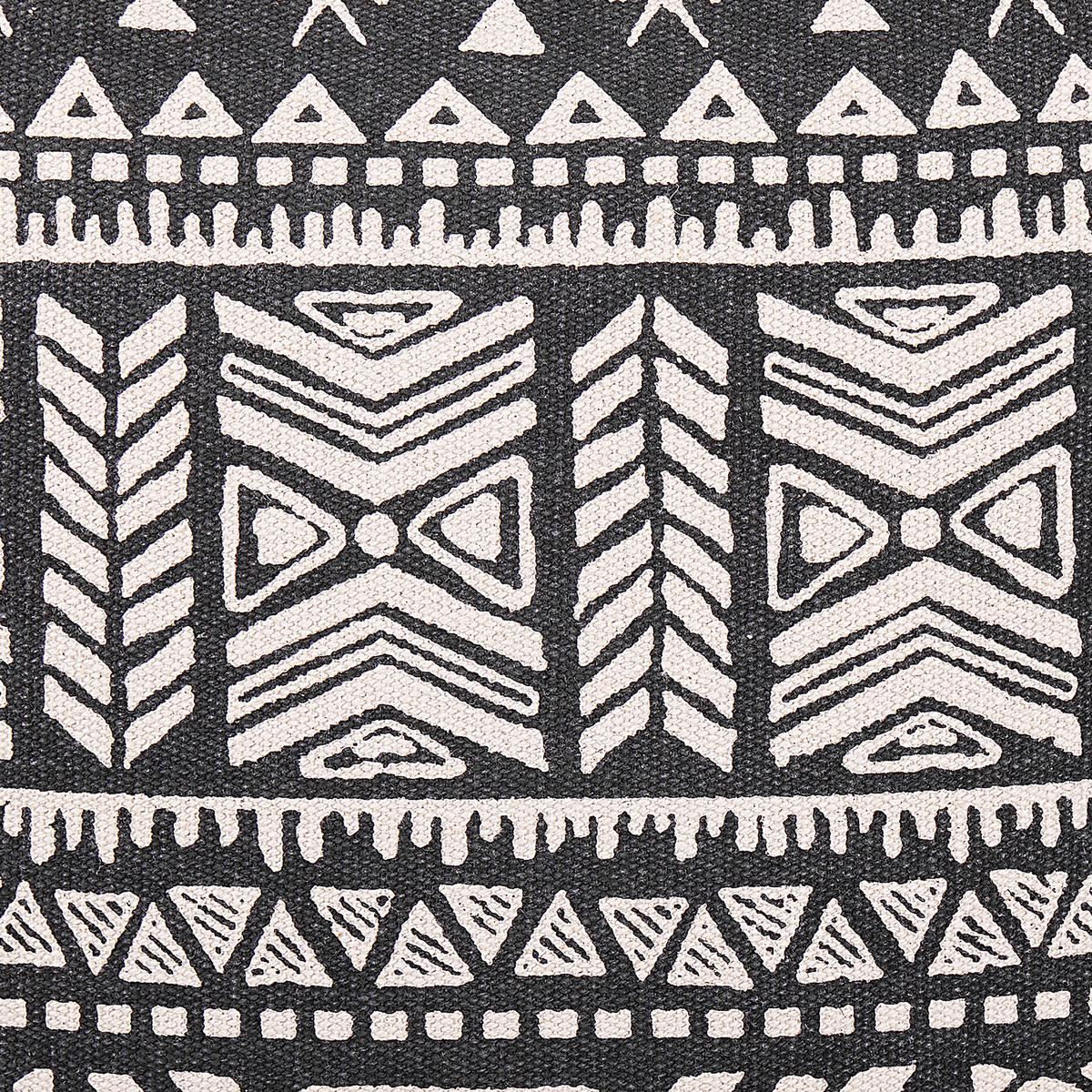 DEKOKISSEN 2er-Set Schwarz 45/45 cm Sirvan - Schwarz, Naturmaterialien/Textil (45/45cm) - Beliani