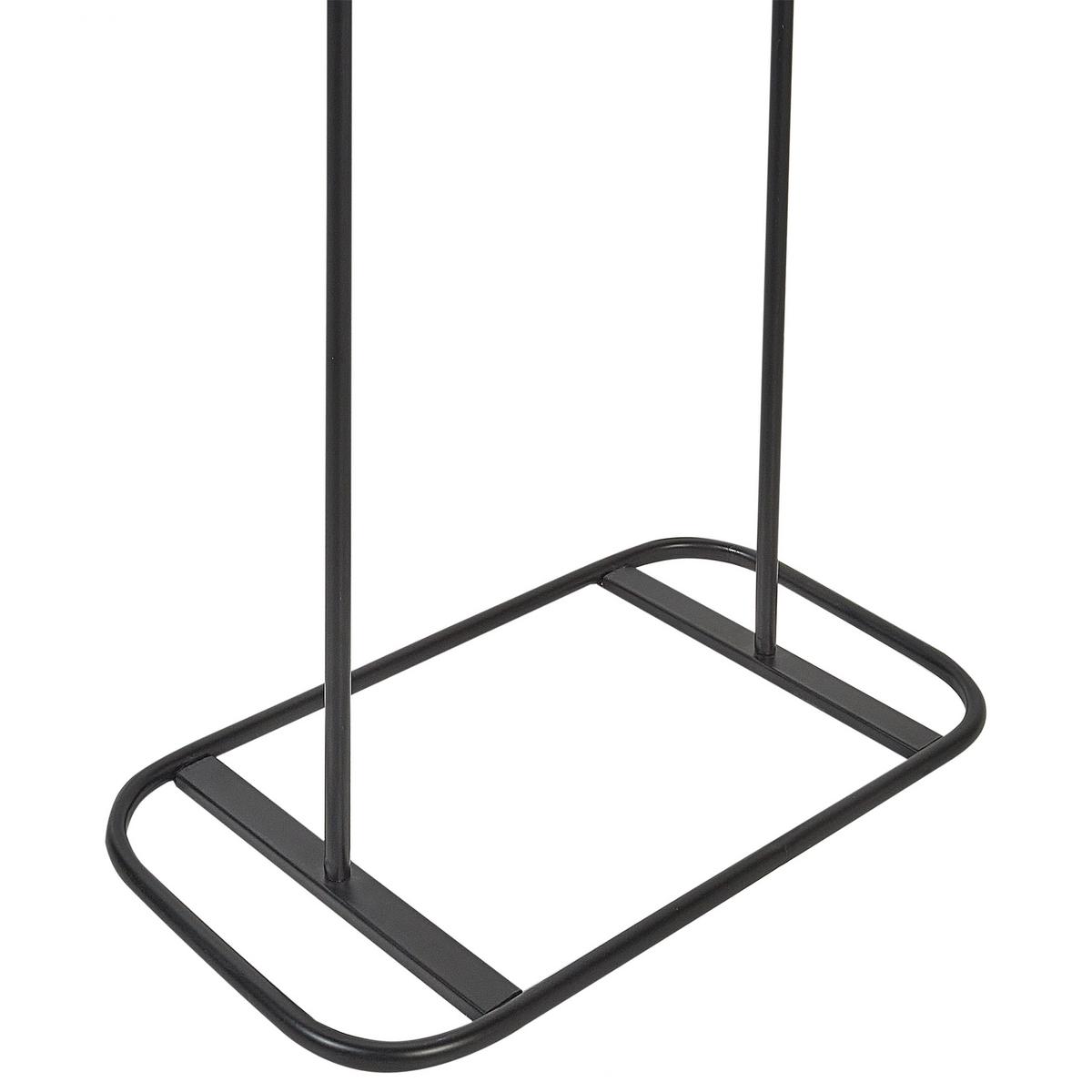 KLEIDERSTÄNDER Metall schwarz 171 cm Eureka - Schwarz, Metall (48/171/30cm) - Beliani