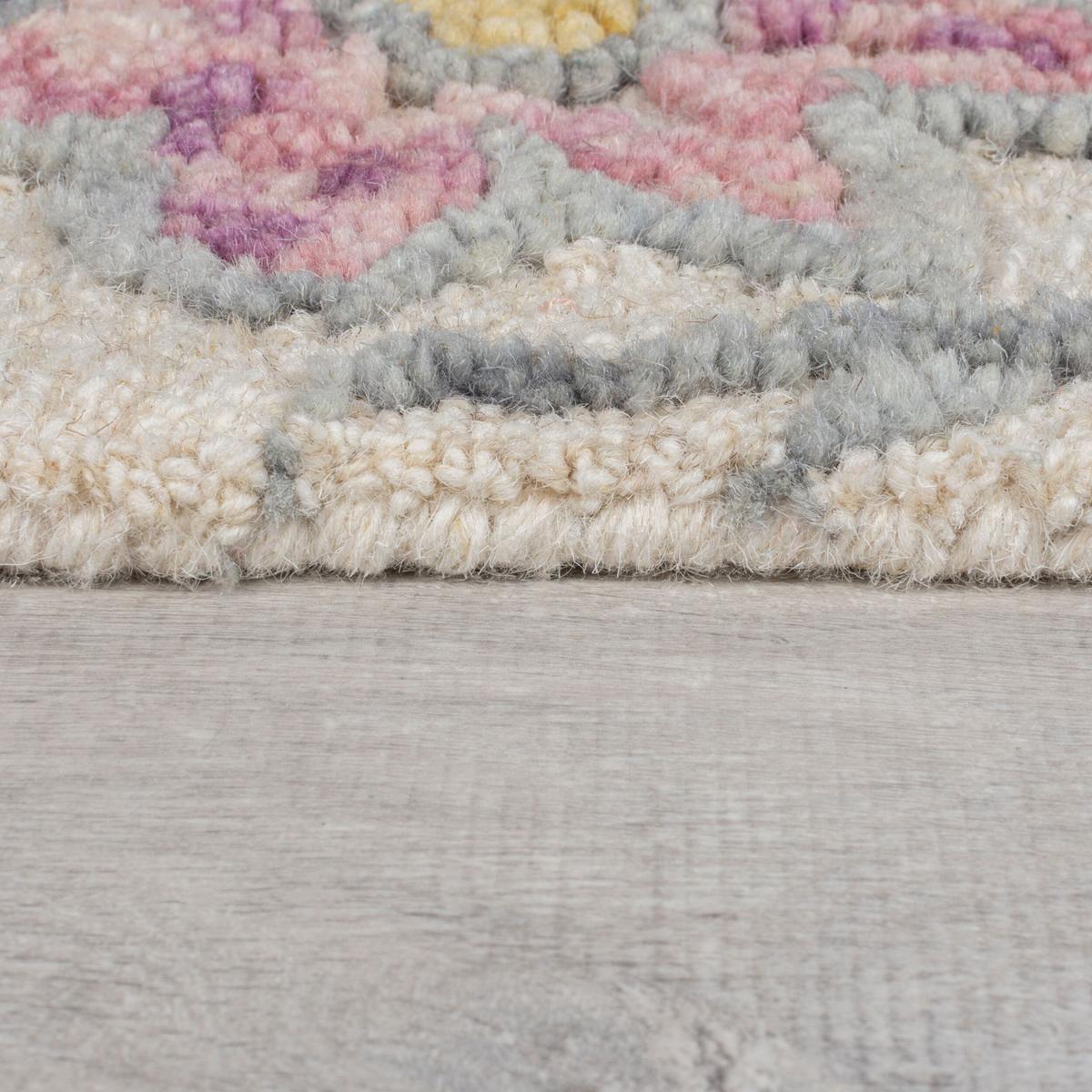 WOLLTEPPICH SOAR, floral, Bunt, 120 x 170 cm - Multicolor, Textil (170/120cm) - KADIMA DESIGN