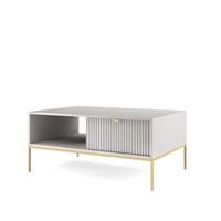 COUCHTISCH STELLARE 104/46/68 cm Grau - Grau, Holzwerkstoff (68/104/46cm) - MASSENO