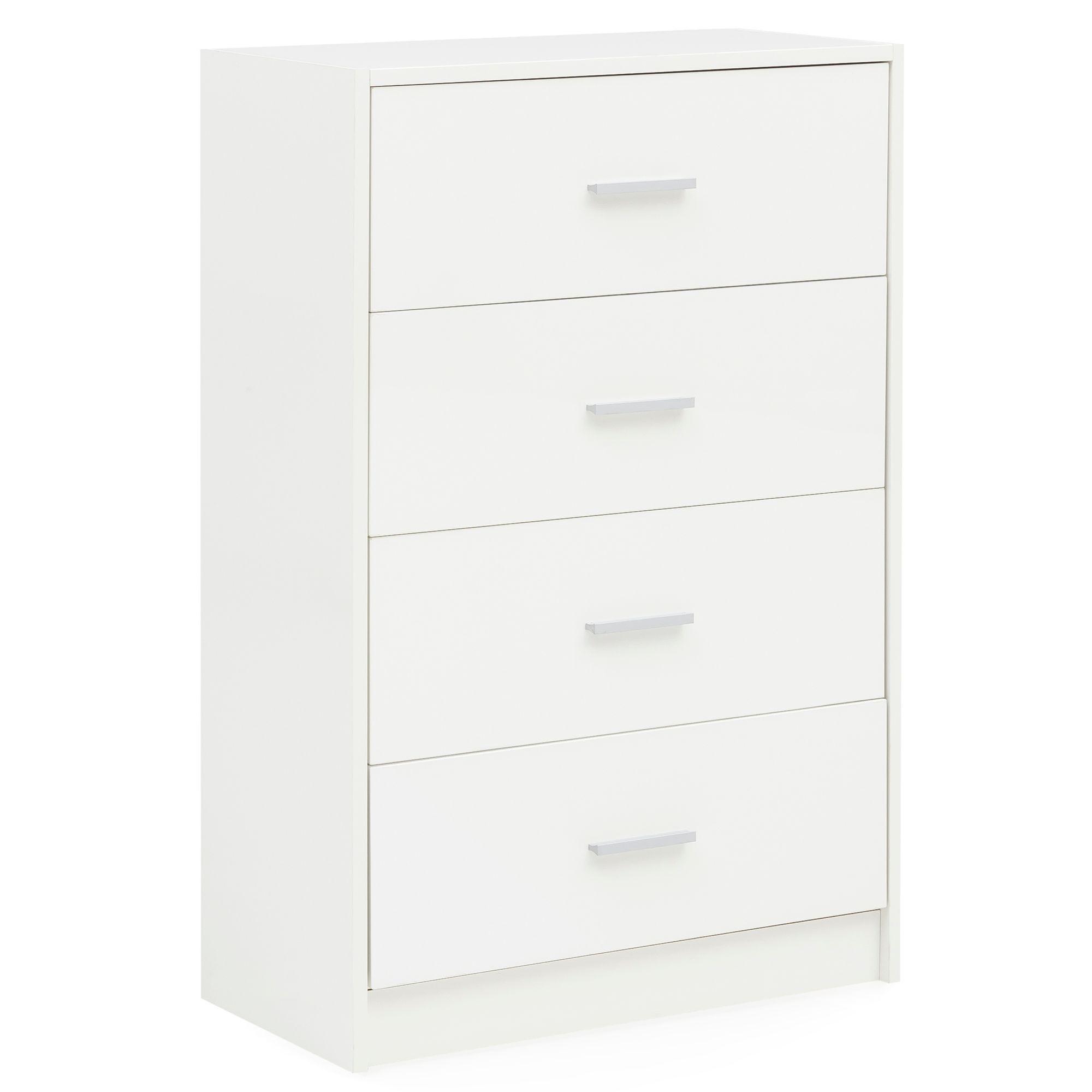 KOMMODE – Weiß Hochglanz, 60x90x30 cm, schmal, mit Schubladen - Weiß, Holzwerkstoff (60/90/30cm) - KADIMA DESIGN