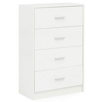KOMMODE – Weiß Hochglanz, 60x90x30 cm, schmal, mit Schubladen - Weiß, Holzwerkstoff (60/90/30cm) - KADIMA DESIGN