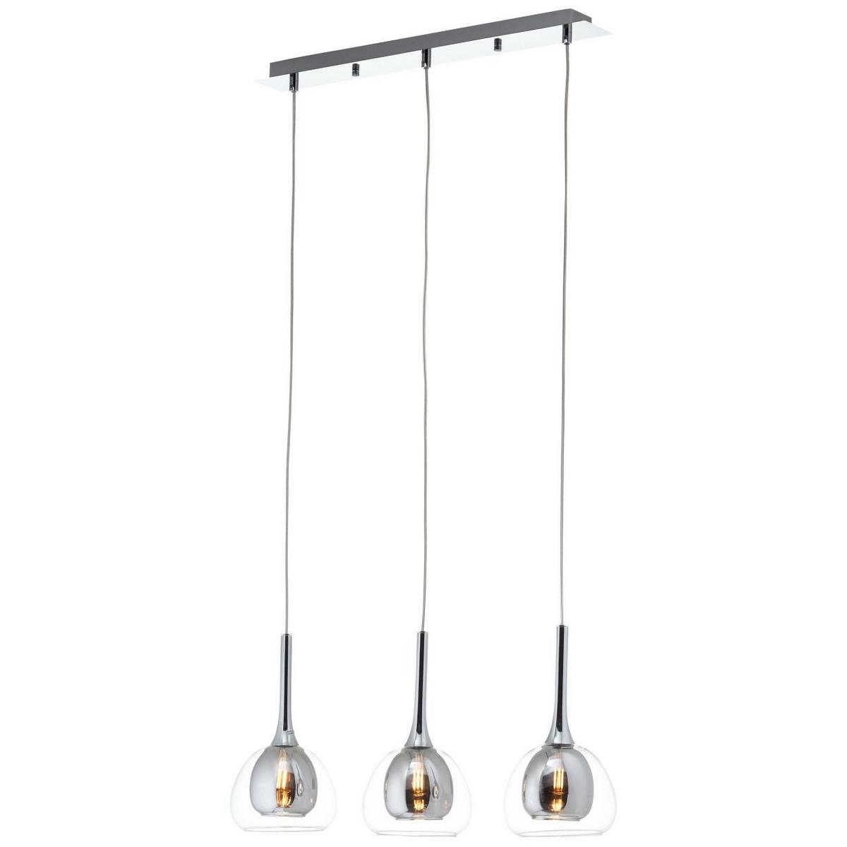 PENDELLEUCHTE Hadan 85573/20 - Chromfarben, Metall (16/66/120cm) - Brilliant