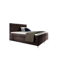 BOXBETT Ambre In Fresh - Braun, Holzwerkstoff/Textil (160/200cm) - Fun Möbel