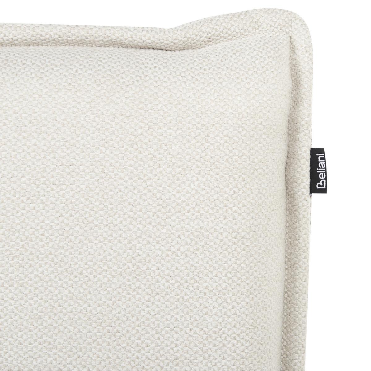 WASSERBETT 180x200 cm Weiß Lestre - Creme, Textil (180/200cm) - Beliani