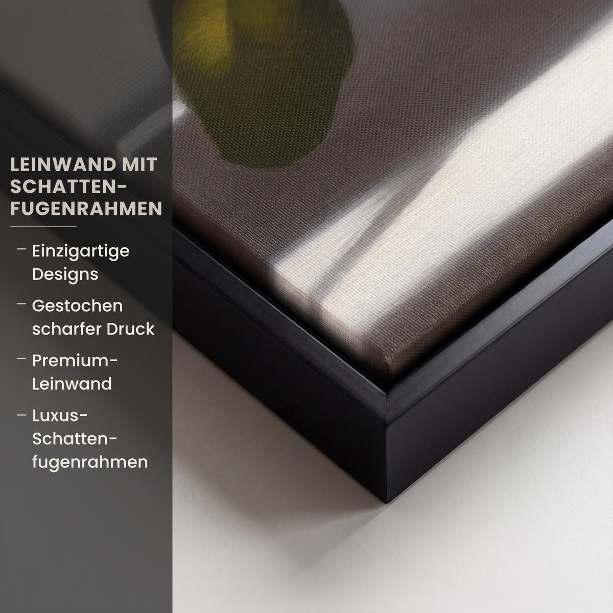 LEINWAND Bilder mit Rahmen - Zitronen - Stilleben - Gelb - 70x100 - Gelb, Textil (70/100cm) - MuchoWow