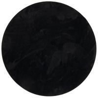 HOCHFLOR LANGFLOR TEPPICH SUPER SOFT MELIA RUND - Schwarz, Textil (200/200cm) - Pergamon