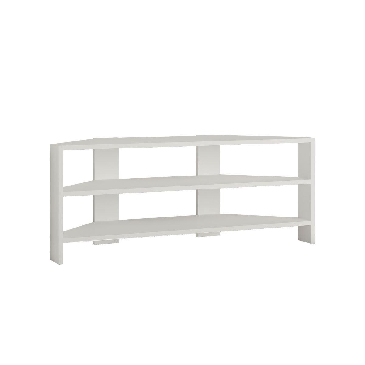 TV-MÖBEL thalescorner weiss - Weiß, Holzwerkstoff (36/45/12.5cm) - Calicosy