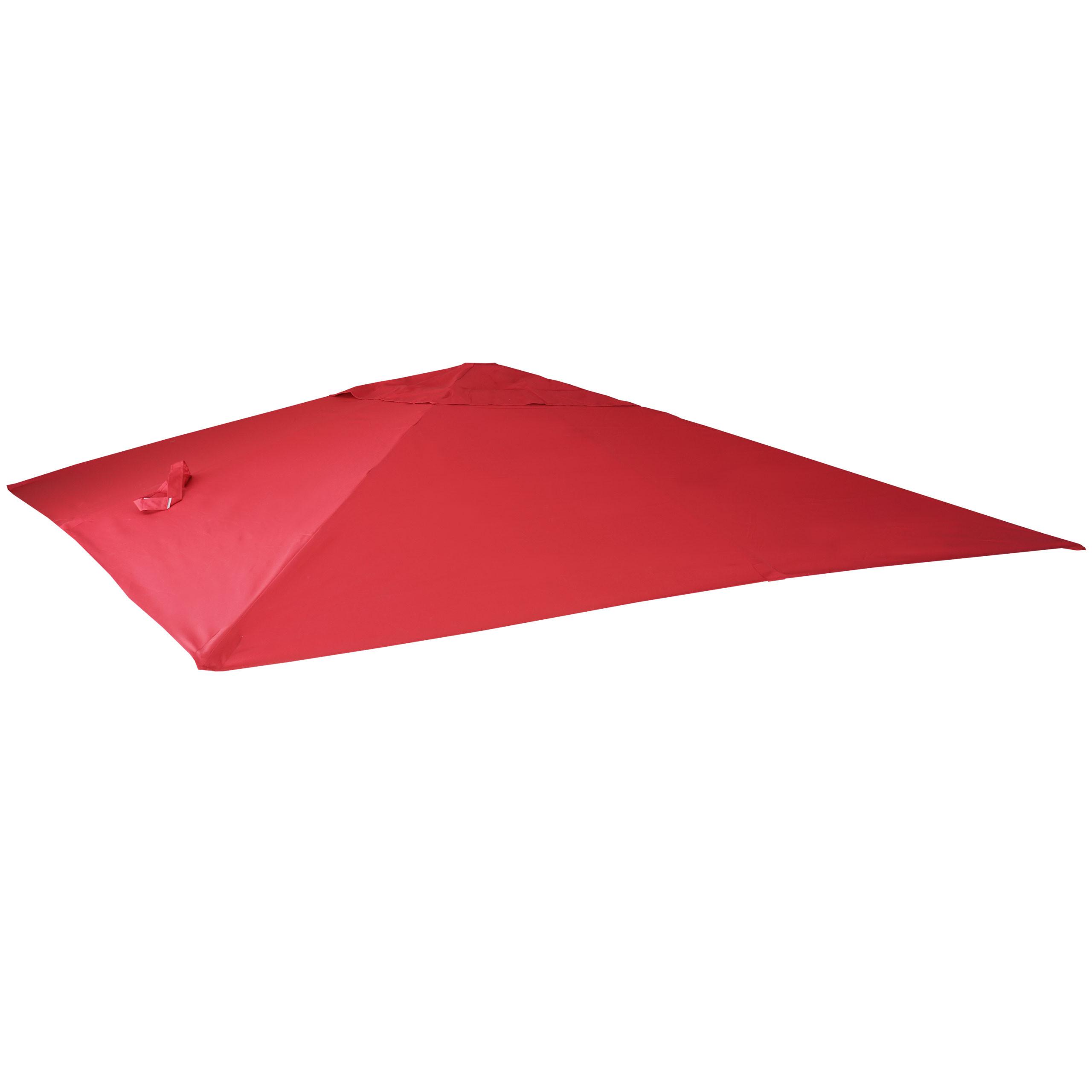 ERSATZ-BEZUG FÜR SCHIRM Rot - Rot, Textil (295/295cm) - MCW