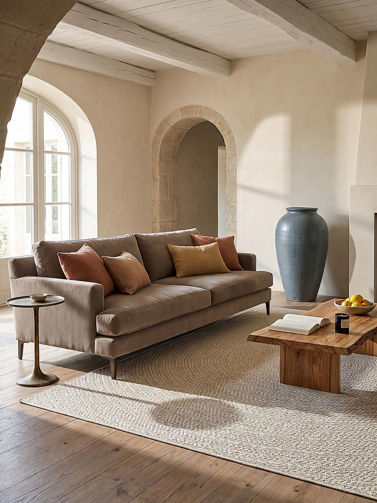 FLACHWEBTEPPICH Berber CORDEV Polypropylen Creme 240 x 340 cm - Beige, Textil (240/340cm) - KADIMA DESIGN