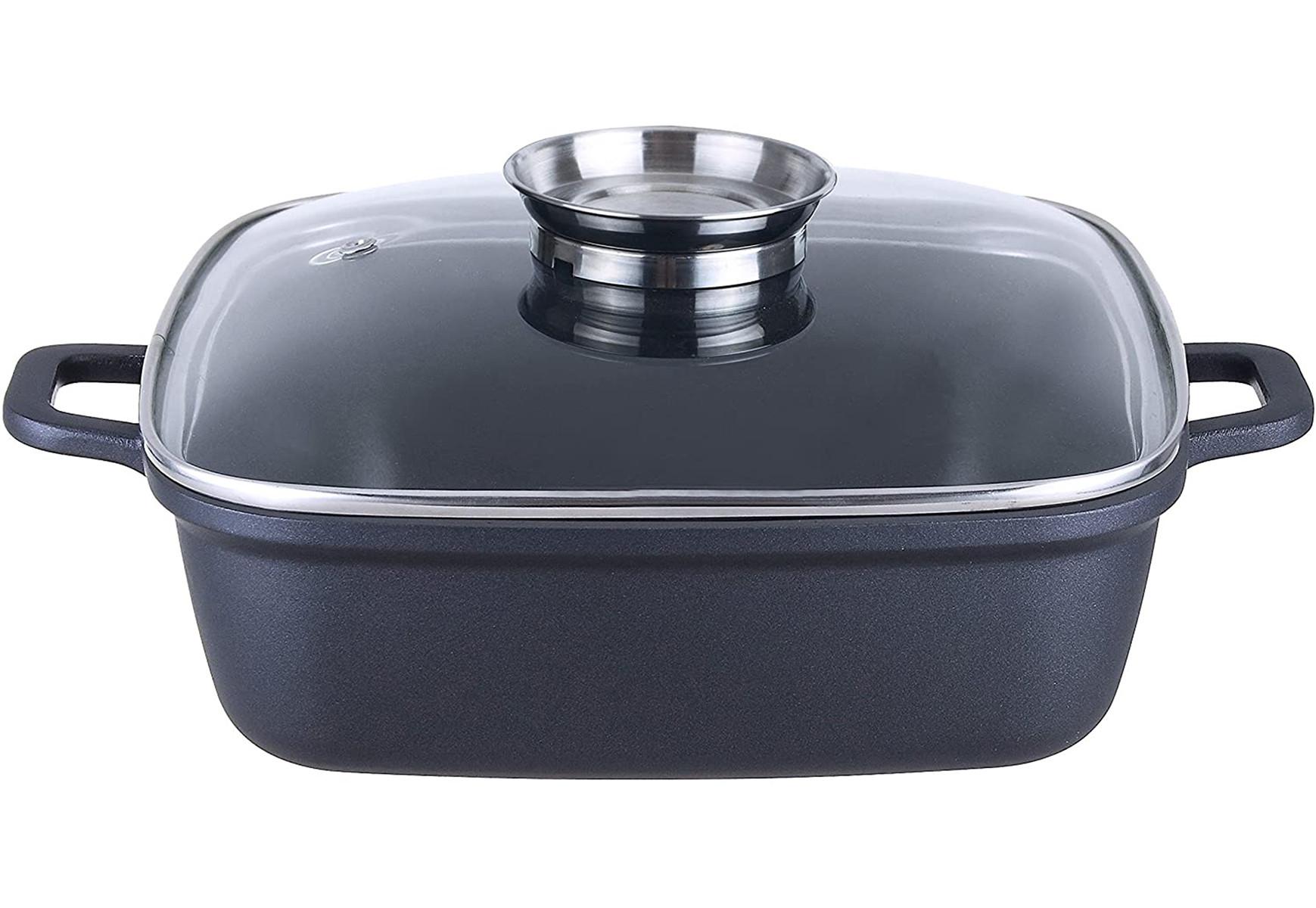 BRÄTER Santorin, Aluguss, Induktion, 3,8 Liter - Schwarz, Metall (28/28/7.4cm) - KOPF
