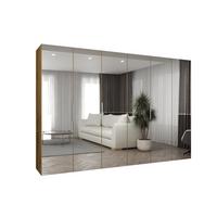 DREHTÜRENSCHRANK 202/300/52 6-türig - Kaschmir/Eiche Artisan, Holz (300/202/52cm) - MÖBEL KRYSPOL