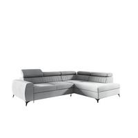 ECKSOFA Toronto - Hellgrau, Holzwerkstoff/Textil (270/200cm) - Fun Möbel