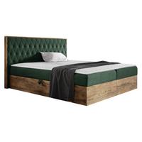 BOXBETT Wood 6 - H3 - Grün, Holz/Textil (160/200cm) - MIRJAN24