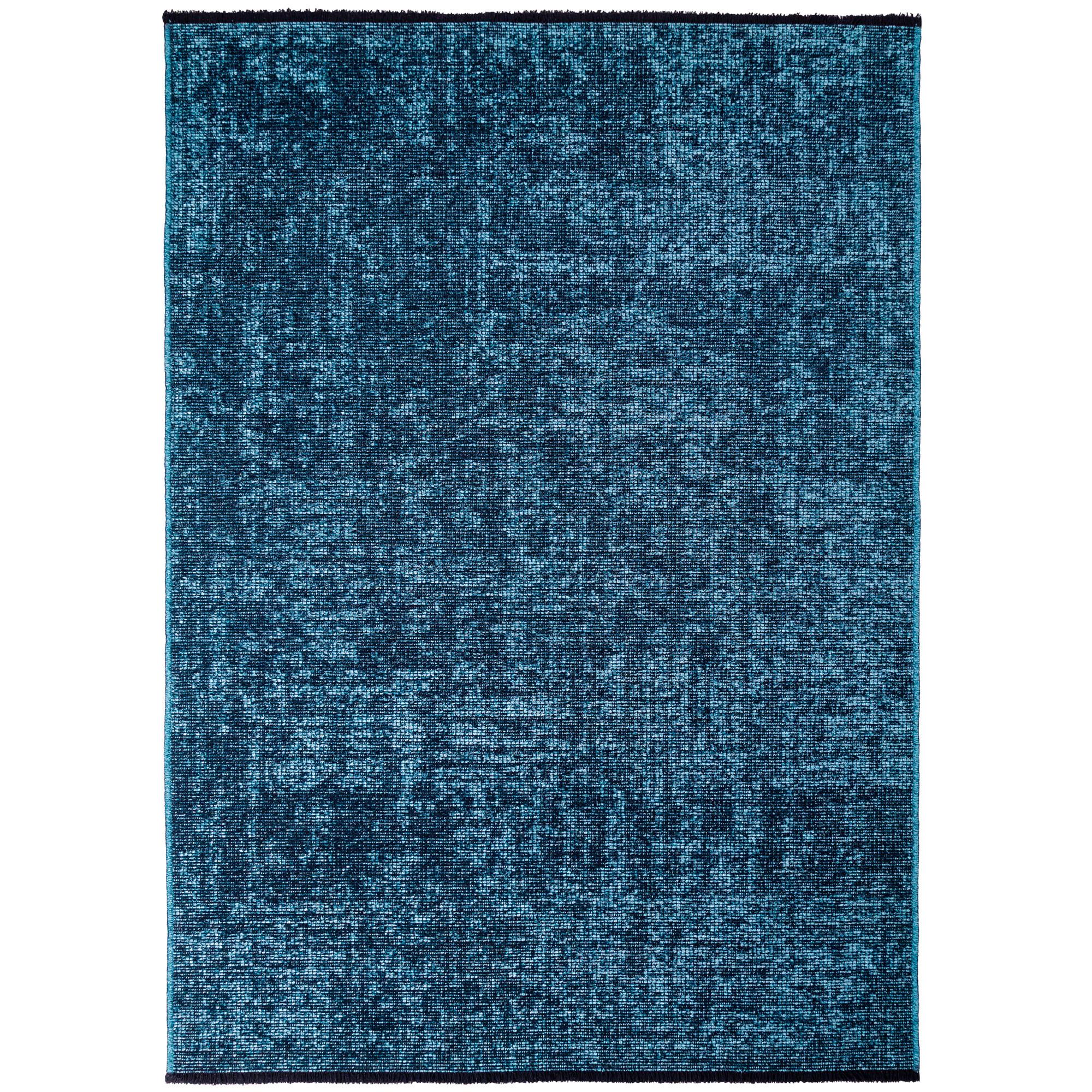 TEPPICH aus Baumwolle Waschbar KOFEL in Blau, einfarbig, 80 x 150 cm - Blau, Textil (150/80cm) - KADIMA DESIGN