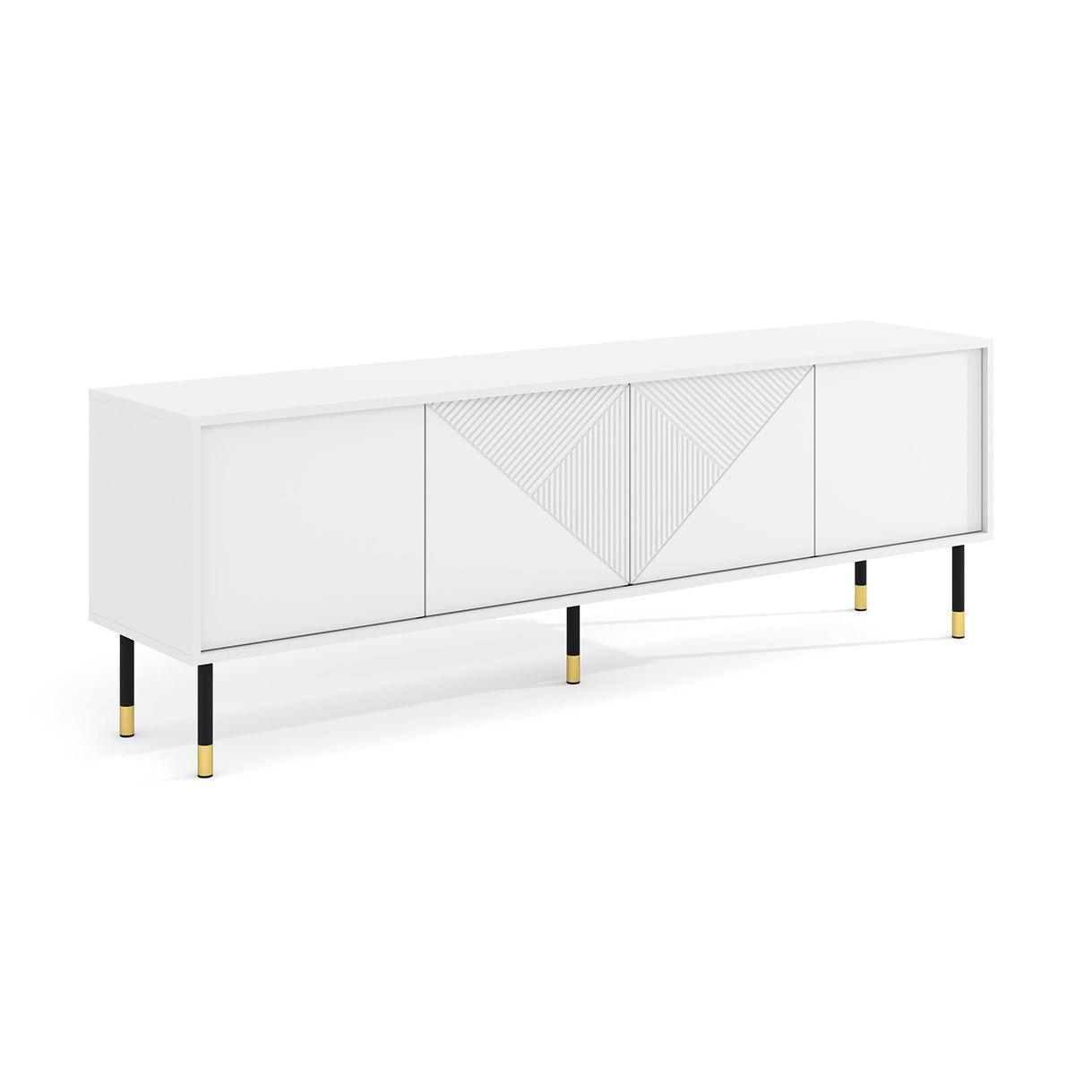 TV-MÖBEL Aglaé Weiß - Weiß, Holzwerkstoff (180/61/40cm) - Petits-meubles