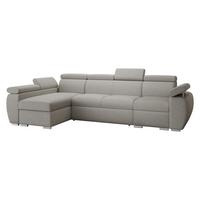 ECKSOFA Boston LCP, Seite: Links LCP+2R+1P(65) - Silberfarben, Holz/Textil (320/170cm) - MIRJAN24