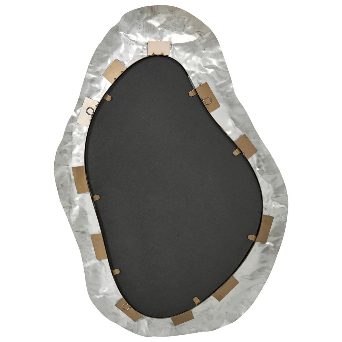 WANDSPIEGEL 52/79 cm Gold Jossigny - Goldfarben, Metall (52/79/5cm) - Beliani