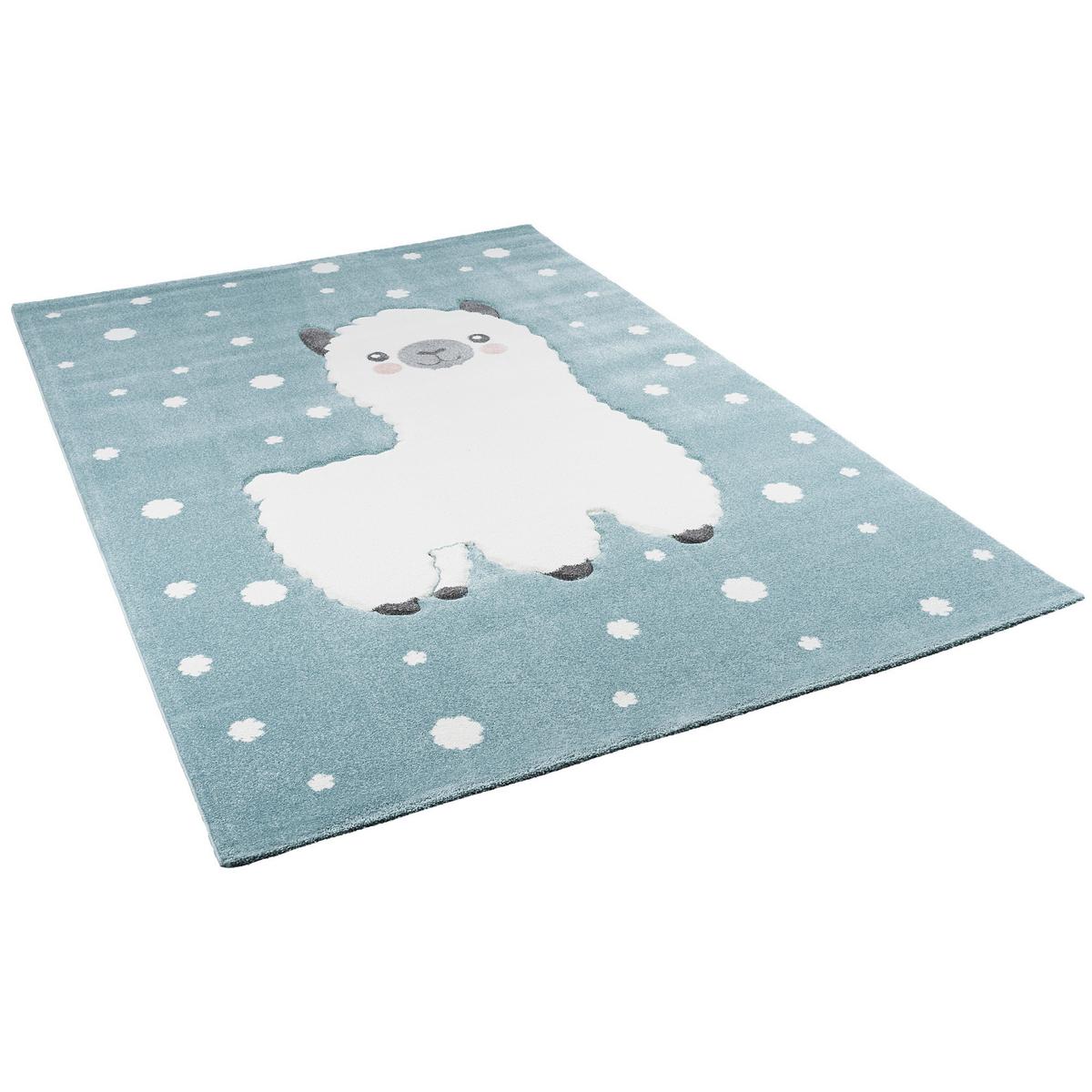 KINDER TEPPICH MAUI KIDS ALPAKA PASTELL - Blau, Textil (200/290cm) - Pergamon