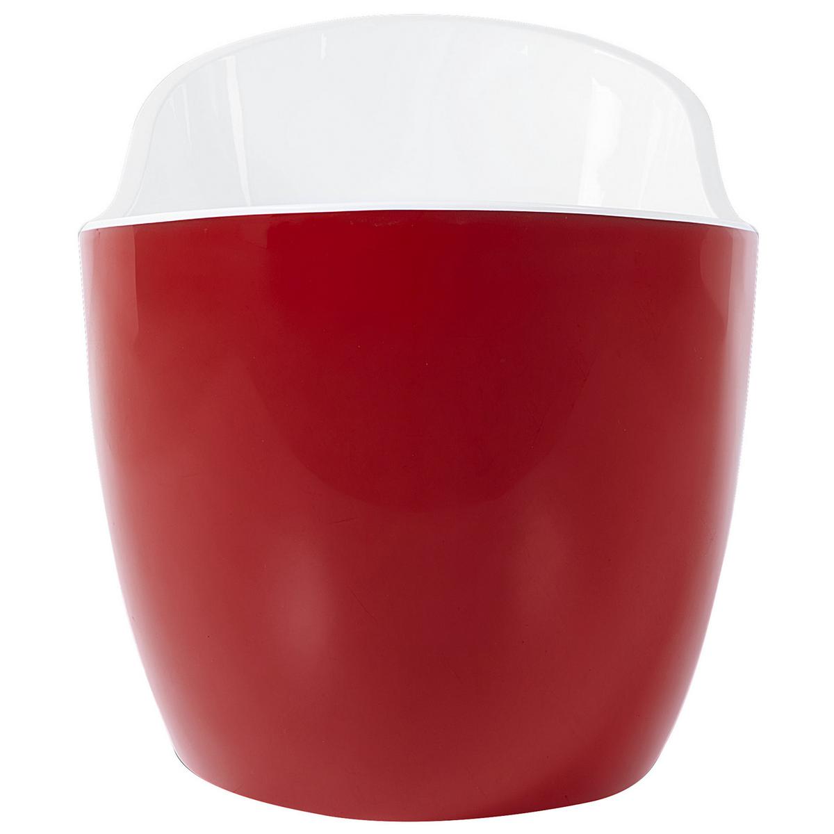BADEWANNE FREISTEHEND 78x180x72 cm rot Antigua - Rot, Kunststoff (78/72/180cm) - Beliani