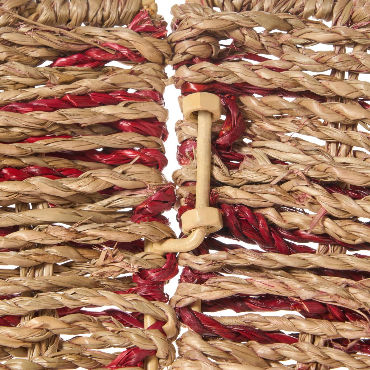 WEIHNACHTSBAUMKRAGEN 25 cm Naturfarben Neige - Naturfarben, Naturmaterialien (25cm) - Beliani