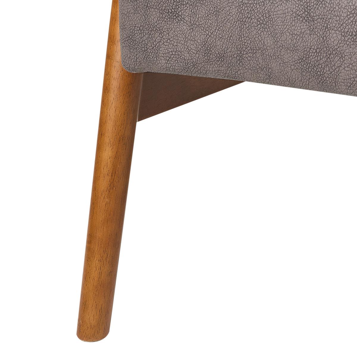 SESSEL Kunstleder Dunkelbraun Skara - Dunkelbraun/Braun, Kunststoff (70/83/88cm) - Beliani