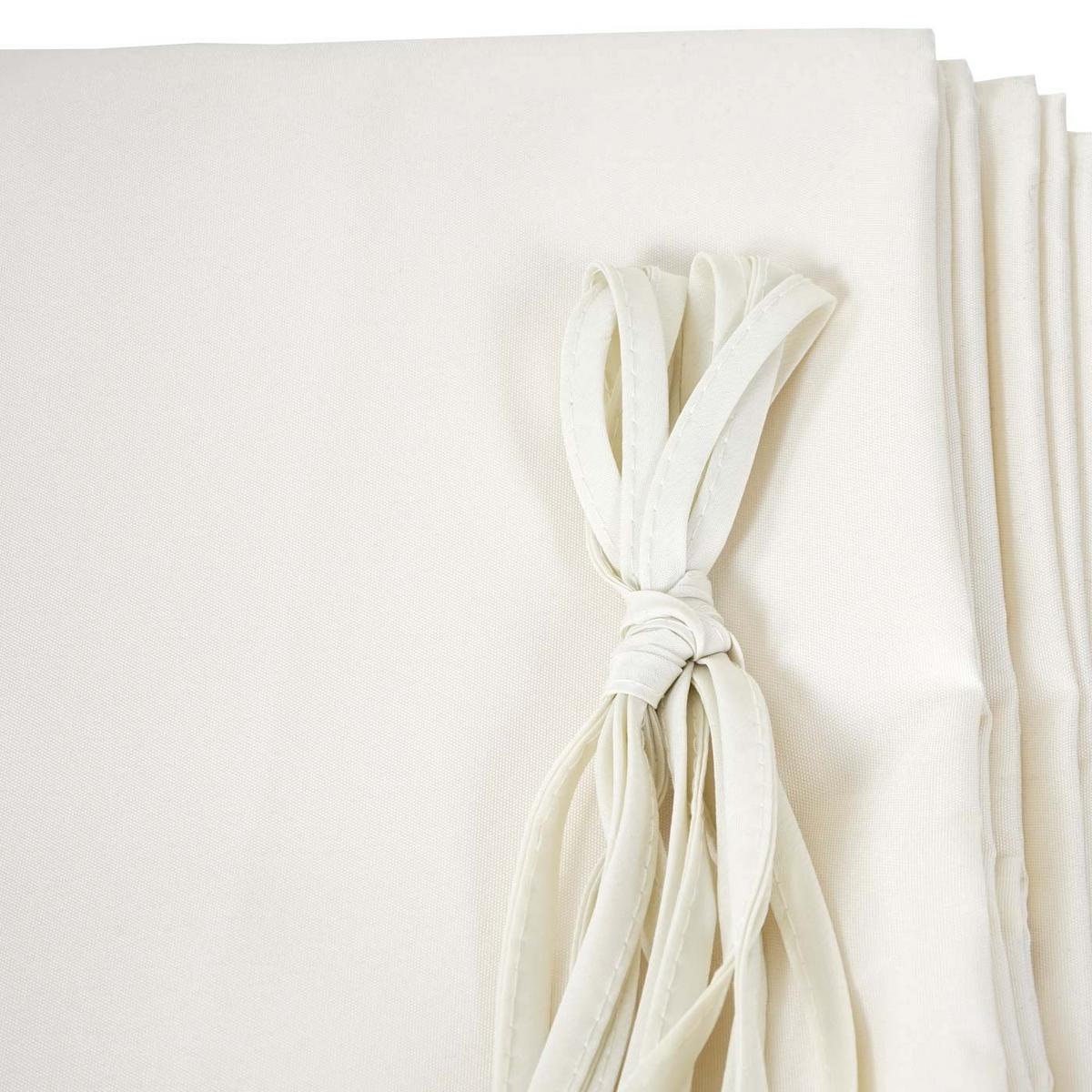 ERSATZBEZUG DACH FÜR PERGOLA BEJA Cremeweiß - Weiß, Textil (372/1/596cm) - MCW