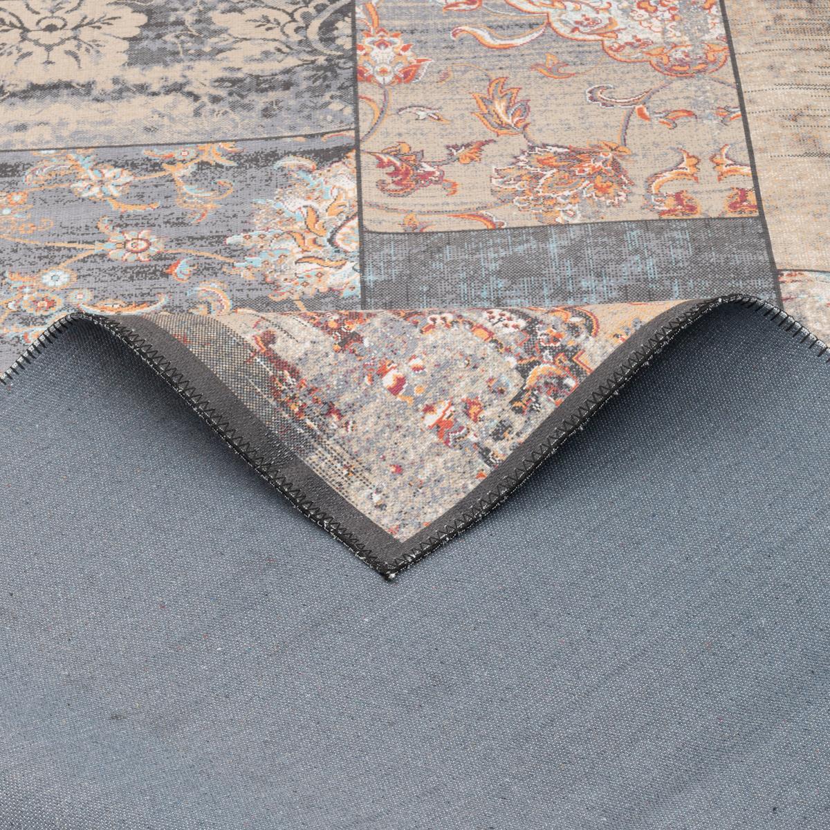 VINTAGE DESIGNERTEPPICH FINESSE BAROCK PATCHWORK - Multicolor, Textil (200/290cm) - Pergamon