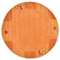 HANDTUFTTEPPICH Royal Ganges 150x150 cm - Terracotta, Textil (150/150cm) - THEKO