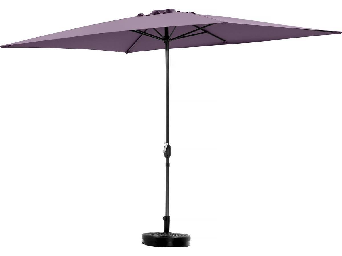 SONNENSCHIRM sol 2 Lila - Lila, Metall (300/200cm) - Habitat Garten