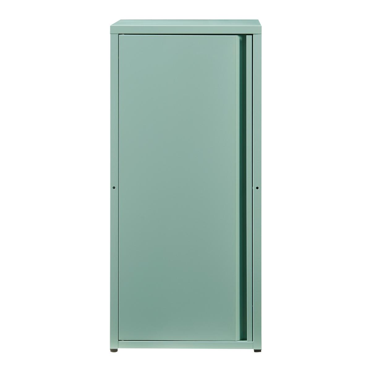 AKTENSCHRANK Burlöv - Mintgrün, Metall (40/88/35cm) - [en.casa]