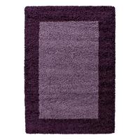HOCHFLORTEPPICH RHEIN, mit Bordüre, Violett, 100 x 200 cm - Lila, Textil (200/100cm) - KADIMA DESIGN