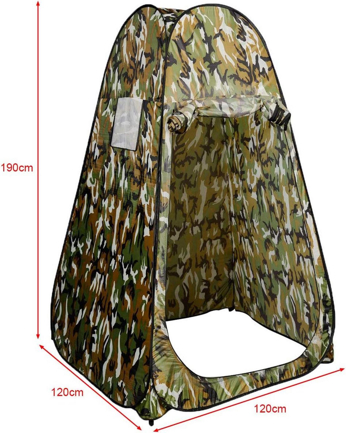 UMKLEIDEZELT Camouflage - Multicolor, Textil (120/190/120cm) - COSTWAY
